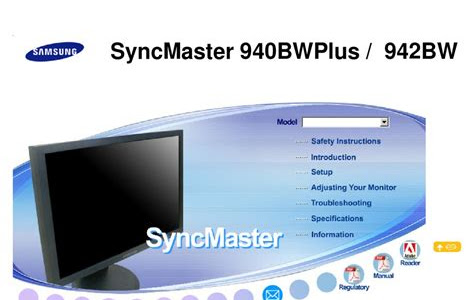 Download samsung syncmaster 940bw plus service manual repair guide Tutorial Free Reading PDF