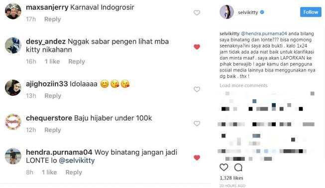 Dikomentari Soal Pelacur, Selvi Kitty Resmi Lapor Polisi - 2