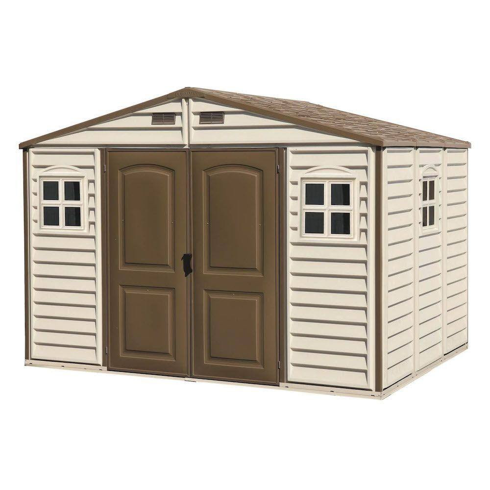 Duramax Building Products Woodside 10 ft. x 8 ft. Vinyl 