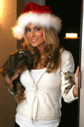 Carmen Electra - Wearing Santa's Ha