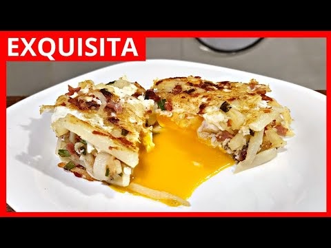 ✅ Un Toque de Gourmet a tus Desayunos con PAPAS ROSTI RELLENAS de Huevo
