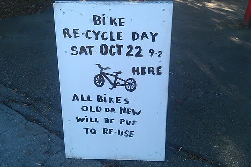 Bike recycling - Oct 22