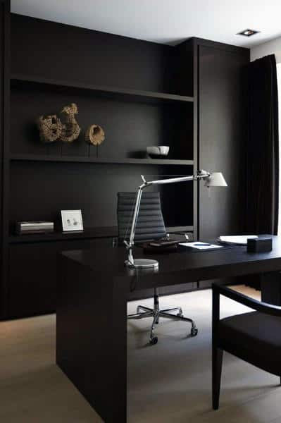 75 Small Home Office Ideas For Men - Masculine Interior ...