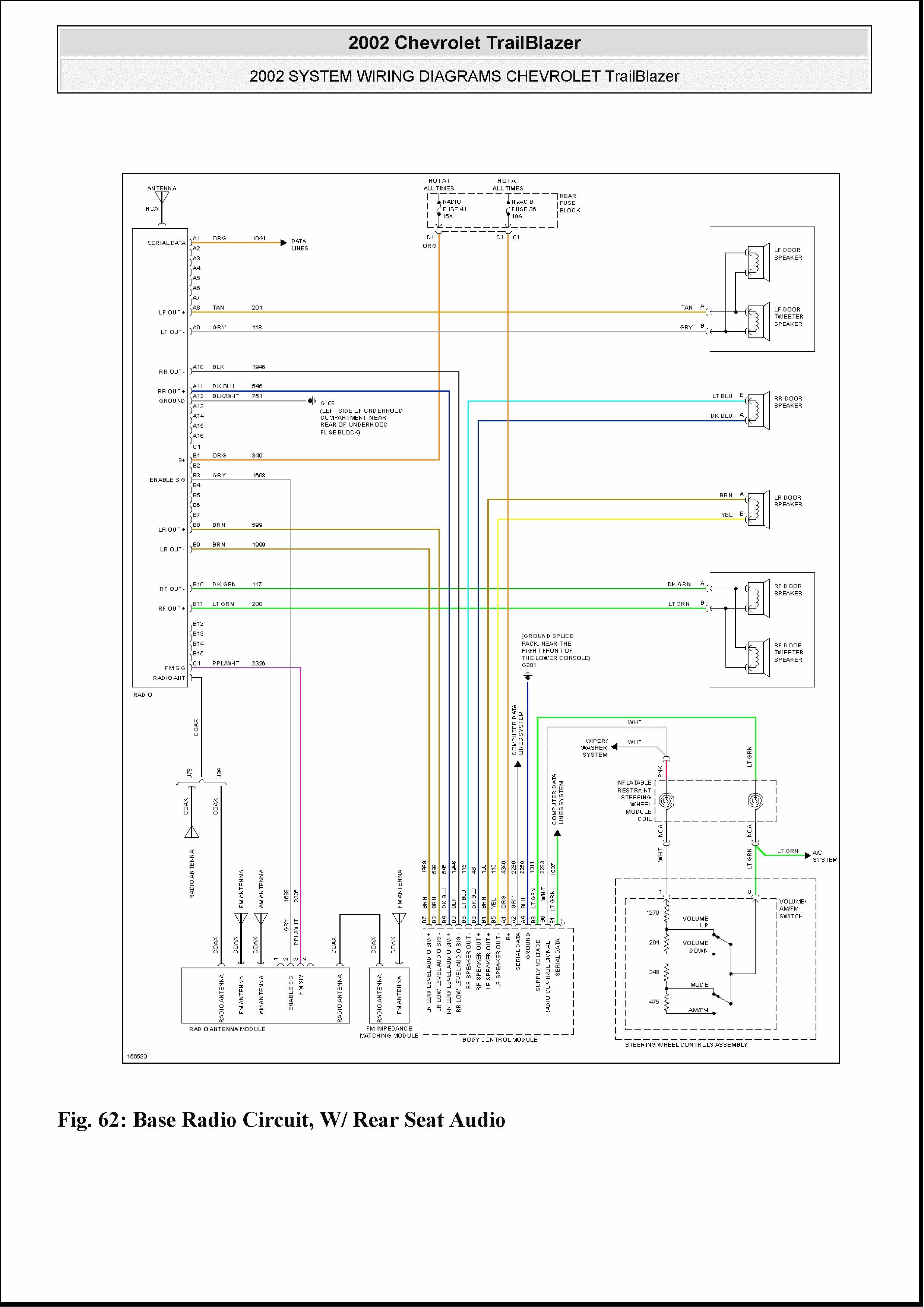 NON Bose factory head unit swap | Chevy TrailBlazer ...