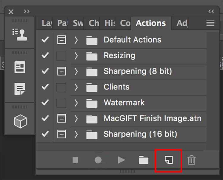 Photoshop bulk resizing edits