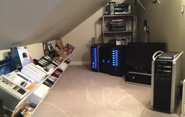 Server room for a cybersecurity professional