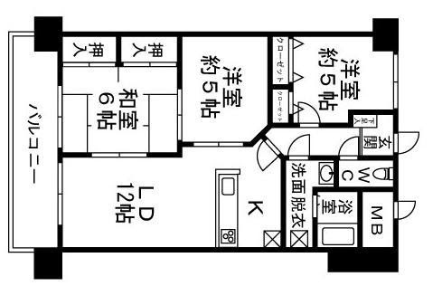 ロワールマンション箱崎 東区松田3丁目の３ｌｄｋです 福岡市の賃貸住宅 賃貸マンションならタイザンホーム