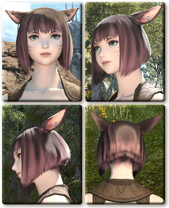 Nemuko Ff14 ミコッテ女性の髪型