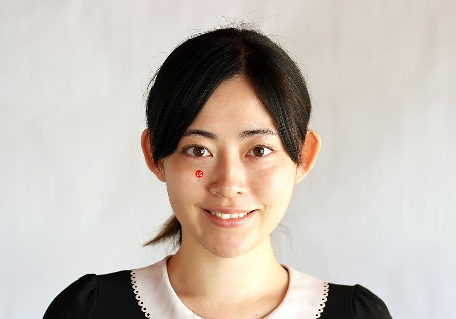 お顔の美容に関するツボのご紹介 グラン