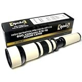 Opteka 650-1300mm High Definition Telephoto Zoom Lens for Canon EOS 7D, 6D, 5D, 1DX, 70D, 60D, 50D, 40D, T5i, T4i, T3i, T3, T2i and SL1 Digital SLR Cameras