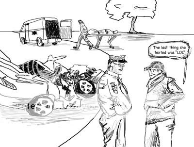 Image result for car crash cartoon