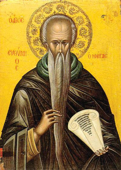 Saint Euthyme le Grand, Anachorète dans le désert de Juda († 473)