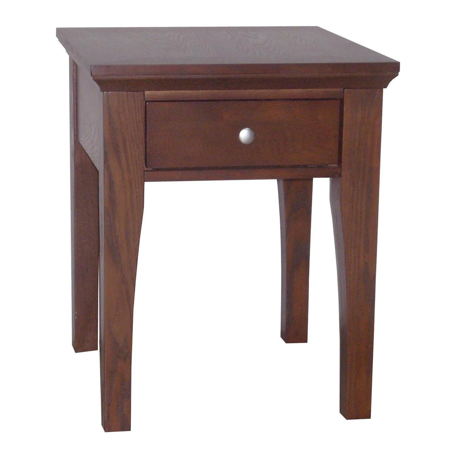 ORE International Fraser End Table 1 Drawer by OJ Commerce ...