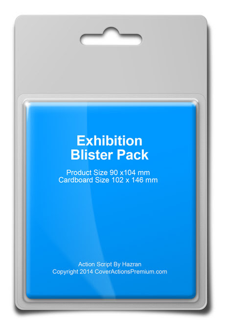 Download Blister Pack Mock Up Action Script | Cover Actions Premium | Mockup PSD Template