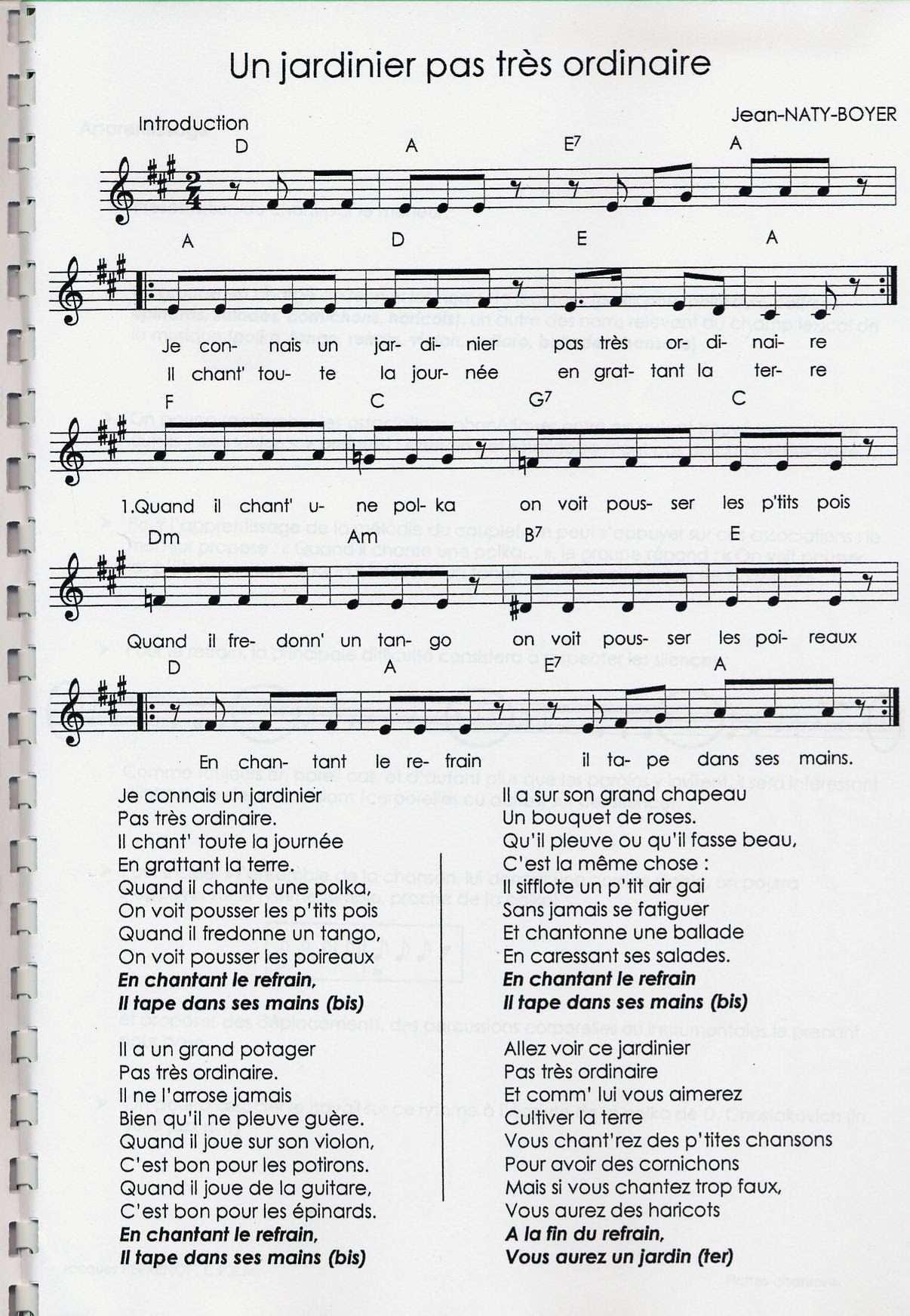 Chorale Le Jardin D Alysse