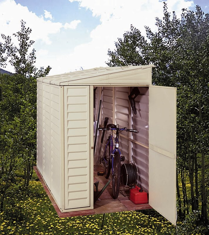 DuraMax 4X8 SideMate Vinyl Shed with Foundation [06625 ...