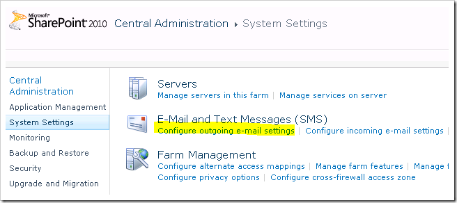image thumb45 Configuring outgoing email in SharePoint 2010 with Exchange 2010   Step by Step Guide sharepoint 2010 sharepoint exchange 2010 exchange 2007 exchange 