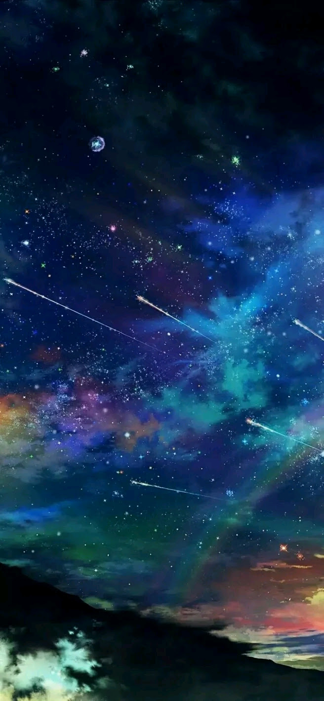 3d桌面壁纸少女星空 万图壁纸网
