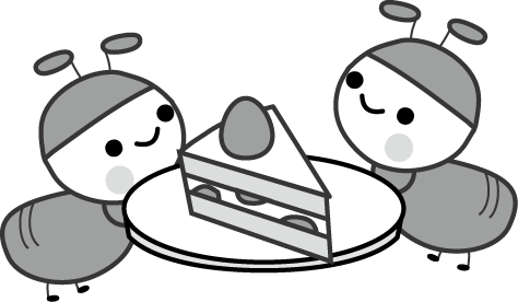 アリのラスト 無料イラスト フリー素材