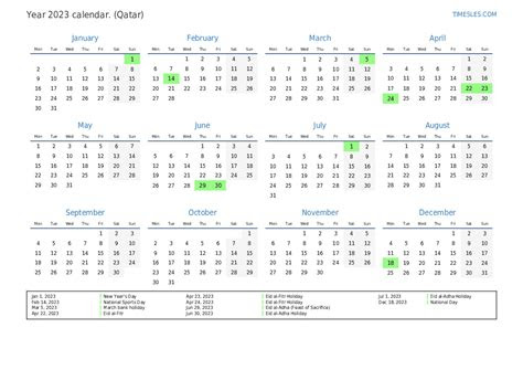  printable qatar calendar 2024 new ultimate popular incredible