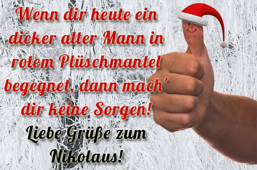 Nikolausgrüße und Sprüche