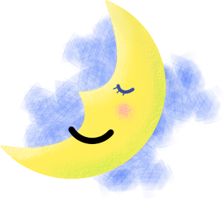 三日月のイラスト 夜 ナイトタイムや睡眠のメルヘンチックな表現に 可愛い無料イラスト素材集