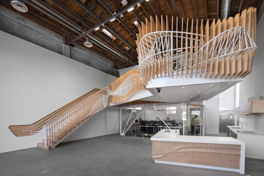 Stairs and railings, 3DS Culinary by Oyler Wu Collaborative