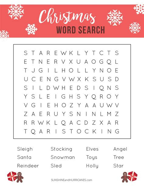 It is a free printable pdf word search. printable christmas word search a fun holiday activity for kids