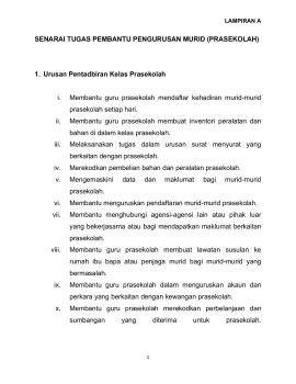 Tugasan Ppm Prasekolah