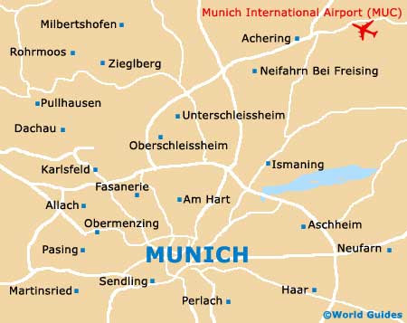 munich map depiction