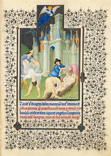 004-El fin de la plaga-Belles Heures of Jean de France duc de Berry-Folio 74r- ©The Metropolitan Museum of Art