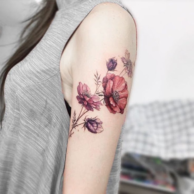 Mẫu hình xăm nghệ thuật đẹp đậm chất Vintage cho teen