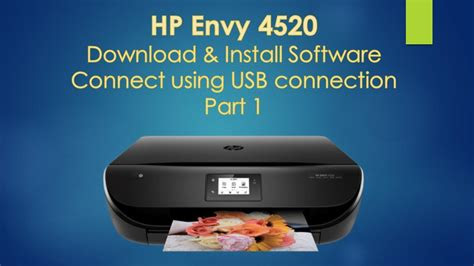 hp envy    install software  connect