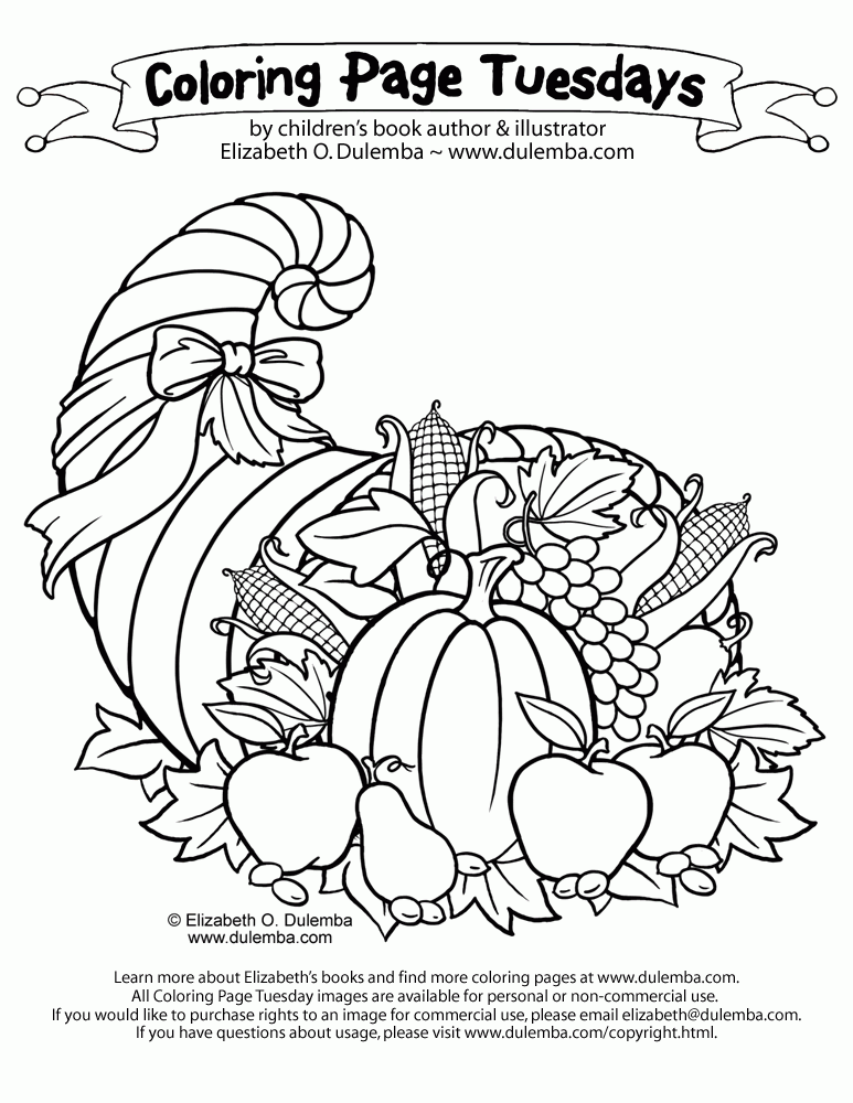 Christian Thanksgiving Coloring Pages - Coloring Home