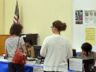 PHOTO: A steady stream of voters head to the polls at the Roswell, Ga., Public Library in Fulton County, Oct. 26, 2014.