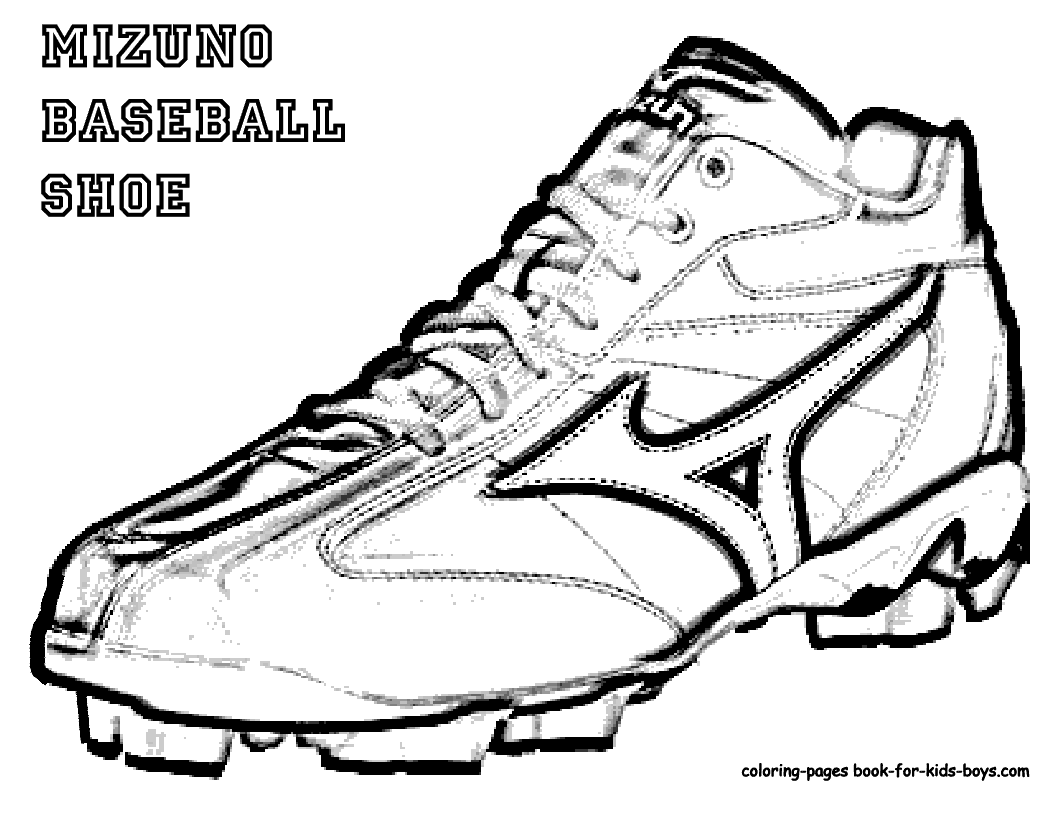 Basketball shoe coloring pages download and print for free