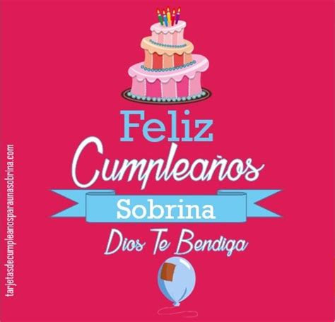 Frases Feliz Cumpleaños Querida Sobrina