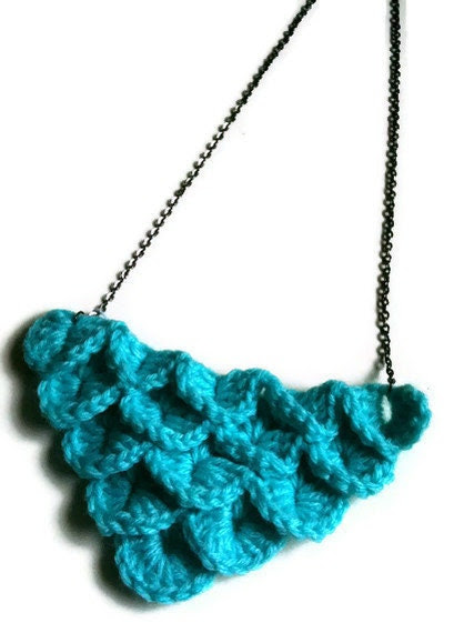 Turquoise Chevron necklace