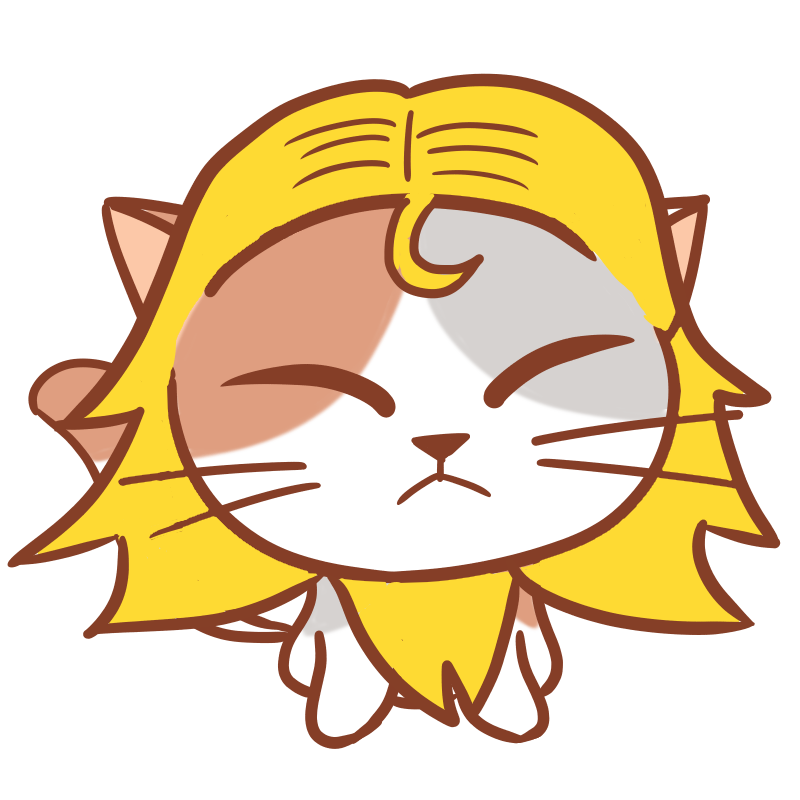 百獣の王にオレはなるっ ライオンのコスプレをした三毛猫のフリーイラスト Nyan ３
