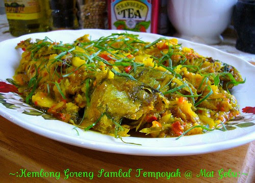 KEMBONG GORENG SAMBAL TEMPOYAK. - Dapur Tanpa Sempadan