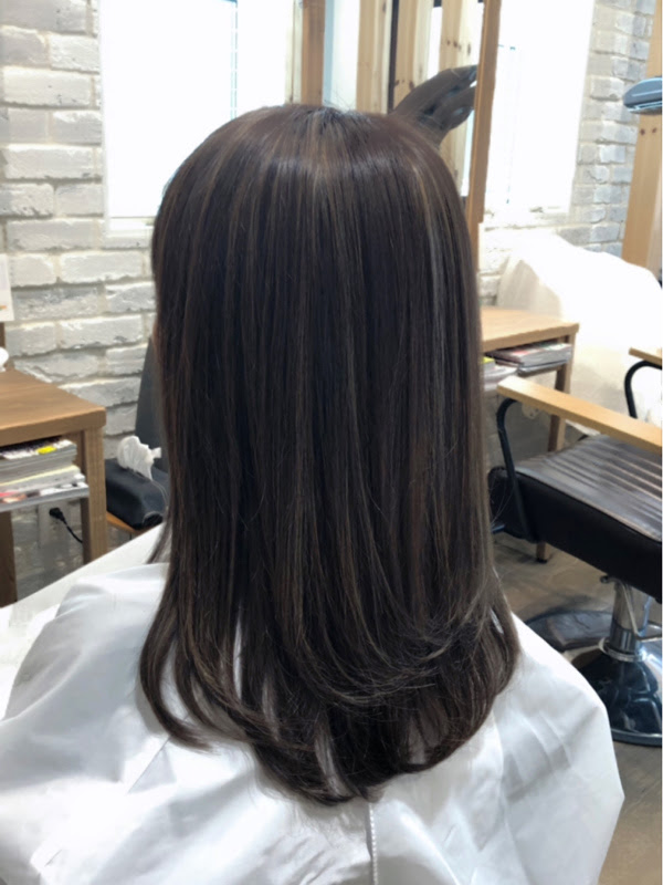 町田市 美容院 Fuw アッシュグレージュ ラベンダー ハイライト