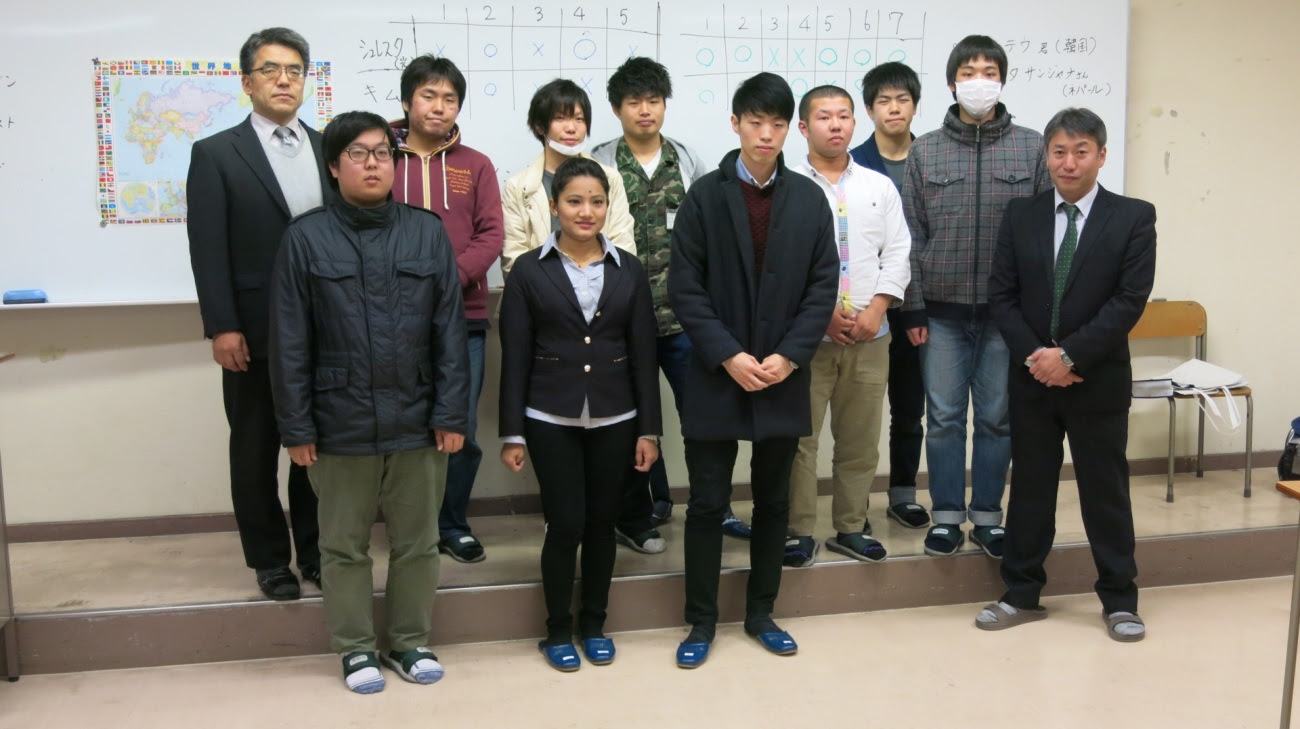 いわき翠の杜高校で本学の留学生が生徒と交流をしました 東日本国際大学ブログ