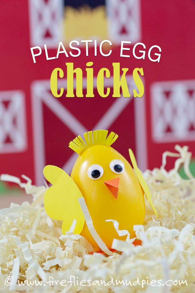 Plastic Egg Chicks