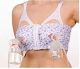 PumpEase Hands Free Pumping Support for Nursing Mothers (PumpEase Large, Forget Me Not)