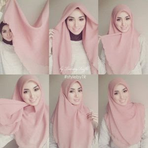 7 Model Hijab Syari Untuk Kebaya Ini Wajib Kamu Coba