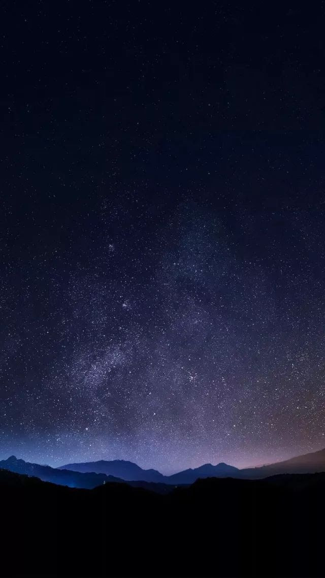 44张iphone星空壁纸 就两个字 好看