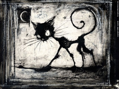 Cat in 100 Creepy Hand-Picked Horror Wallpapers