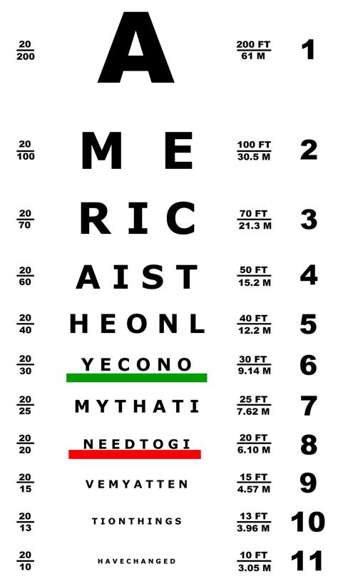  snellen vision chart price