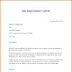 Exam Ple Of Job Application Letter : Example Of Writing A Job Application Letter / If your application is for a job or to join an institution, for example, you need to highlight.