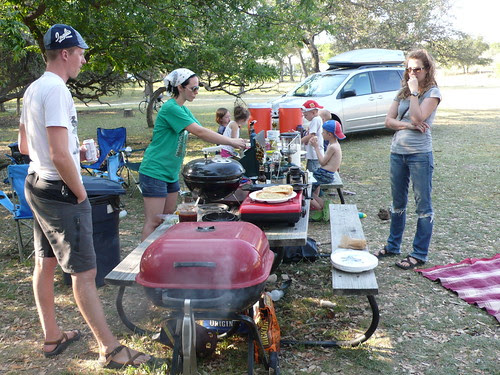 Making dinner